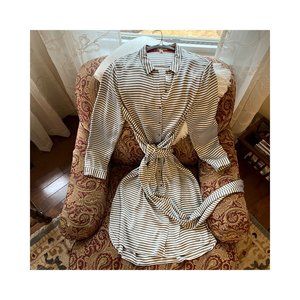 Ted Baker Striped Sash Shirt Dress (TB Size 4 - US approx size 10/12 or L)